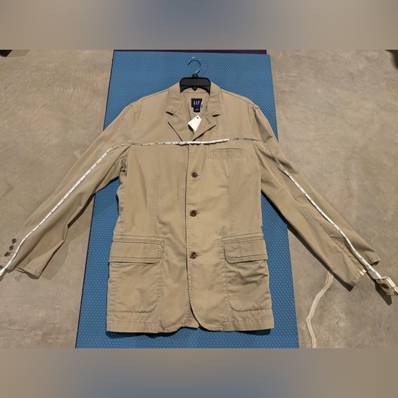 GAP Khaki Blazer Jacket versatile Men’s Women’s - Picture 11 of 11